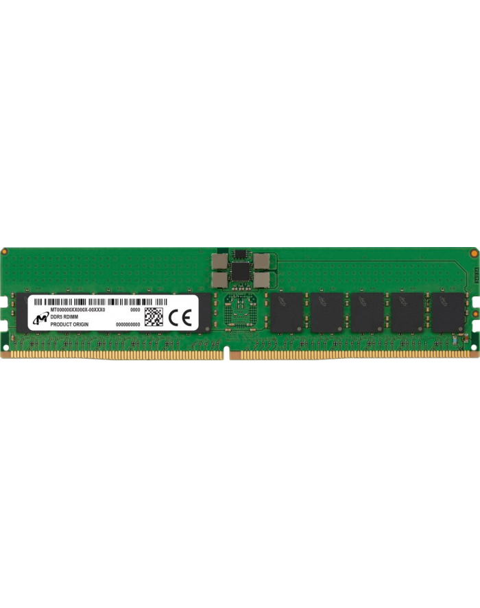 Micron RDIMM DDR5 16GB 1Rx4 4800MHz PC5-38400 ECC REGISTERED MTC20F1045S1RC48BA2R główny