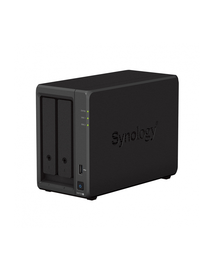 synology Serwer NAS DS723+ 2x0HDD 2GB DDR4 AMD R1600 3,1Ghz 2x1GbE RJ45 3Y główny