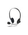 Ednet Słuchawki Z Mikrofonem 2X Mini Jack 3 5Mm Pilot Na Kablu 1 8M (83022) - nr 1