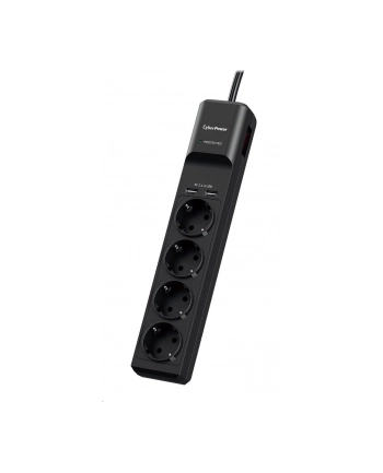 CYBERPOWER CYBERPOWER CYBERPOWER PROF. 4XSCHUKO/2XUSB OCHR. P. PRZECIAZ. P0420SUD0-DE  () CZARNY (P0420SUD0DE)