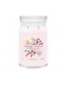 Yankee Candle Signature Pink Cherry & Vanilla Świeca Duża 567g - nr 1