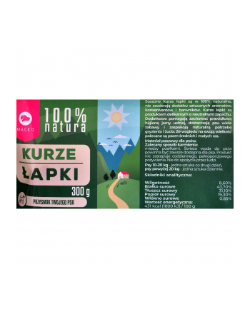 MACED Przysmak Natura Kurze Łapki 300 G