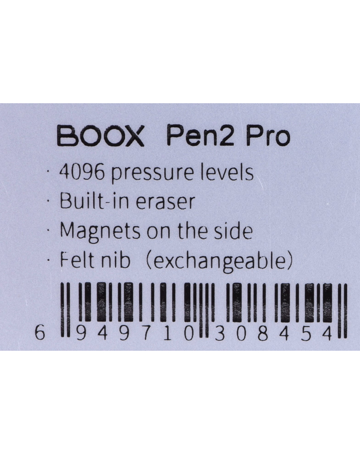 Onyx Boox Pen 2 Pro rysik z gumką Czarny główny
