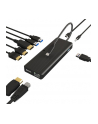 icybox Stacja dokująca IB-DK4080AC 9w1,2x HDMI ' 2x DisplayPoprt,USB,Headset   combo, LAN, Power delivery up to 100W - nr 2