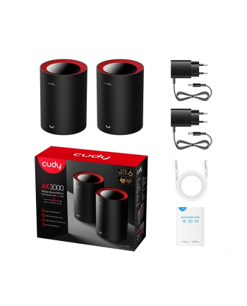 cudy System WiFi Mesh M3000 (2-Pack) AX3000 nr 1