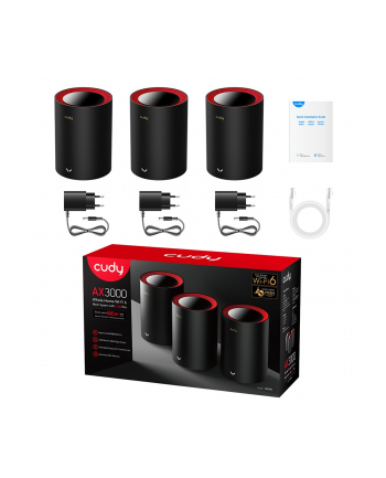 cudy System WiFi Mesh M3000 (3-Pack) AX3000 nr 2