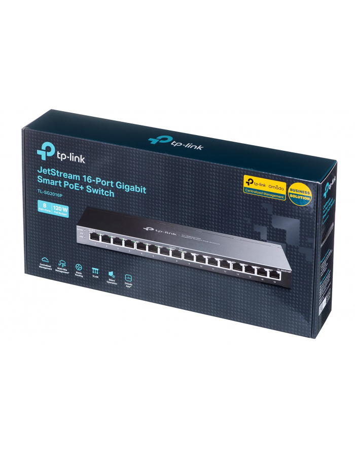 tp-link Przełącznik SG2016P 16xGE (8xPoE+) główny