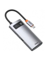 BASEUS  HUB 4W1 METAL GLEAM SERIES, USB-C DO USB 3.0 + USB 2.0 + HDMI + USB-C PD (6953156204621)  (6953156204621) - nr 3