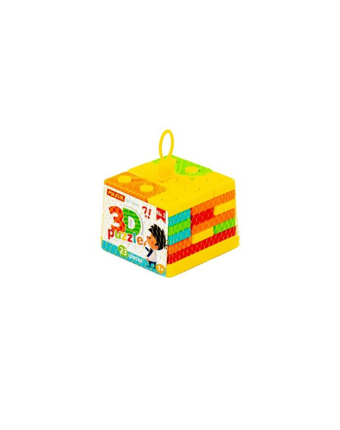 Polesie 93646 Zabawka edukacyjna '';3D puzzle''; Nr1 (23 elementów) (w siatce) główny