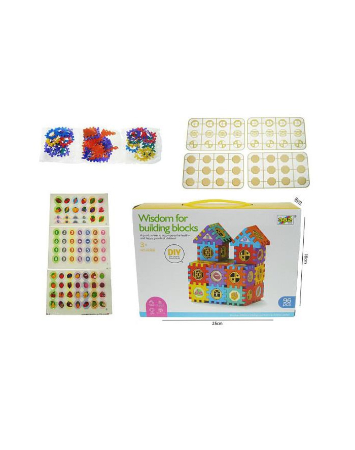 hipo Klocki wafle 5,5cm 96elementów A0096 główny