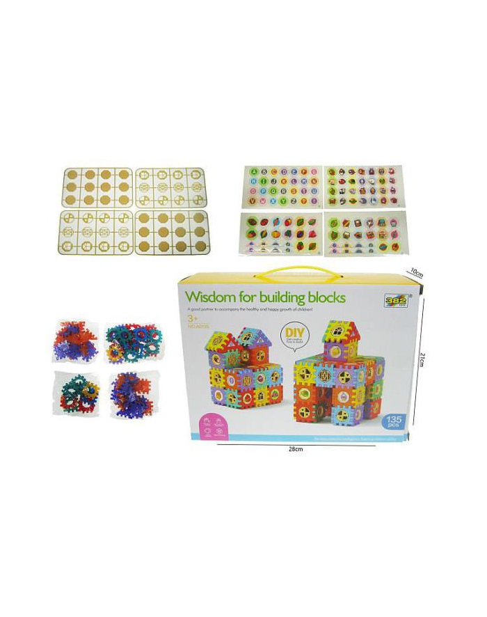 hipo Klocki wafle 5,5cm 135elementów A0135 główny