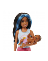 Barbie Opiekunka Usypianie maluszka + Lalka i bobas HJY34 MATTEL - nr 6