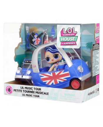 mga entertainment LOL Surprise Zestaw z lalką Furniture Playset with Doll - Cheeky Babe + Lil Music Tour 583783