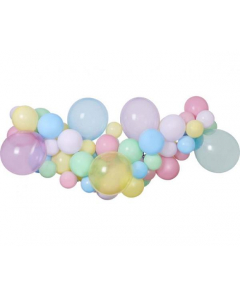 godan Girlanda balonowa DIY Pastelowa, 65 szt. 31324