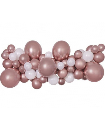 godan Girlanda balonowa DIY Różowo-złota, 65 szt. 31393
