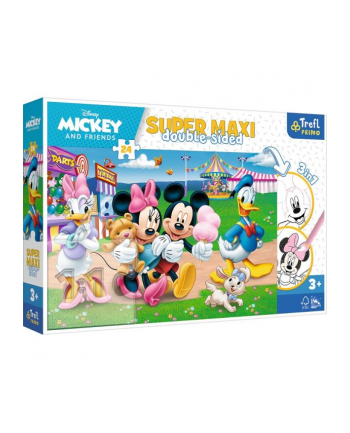 Puzzle MAXI 24el Mickey w wesołym miasteczku 41005 Trefl