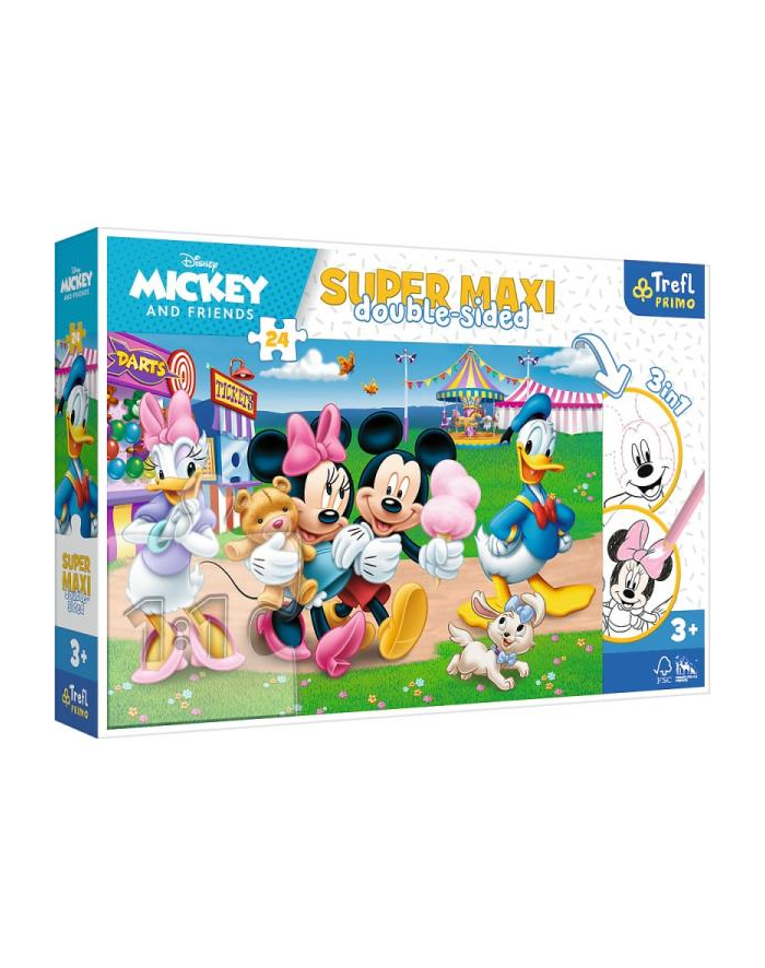Puzzle MAXI 24el Mickey w wesołym miasteczku 41005 Trefl główny