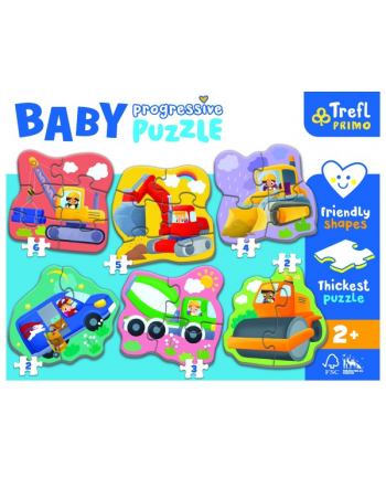 Puzzle Baby Progressive Pojazdy 44004 Trefl