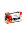 Polesie 93141 '';City'';, samochód-ciężarówka inercyjny (ze światłem i dźwiękiem) (czerwono-biały) (w pudełku) - nr 1