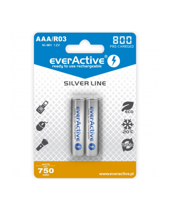 everactive Akumulatory R03/AAA 800 mAH blister 2 szt. technologia Ready To Use
