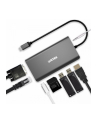 unitek HUB 8-w-1 USB-C 3.1, HDMI, VGA, RJ45, SD, PD 100W, D1019B - nr 2