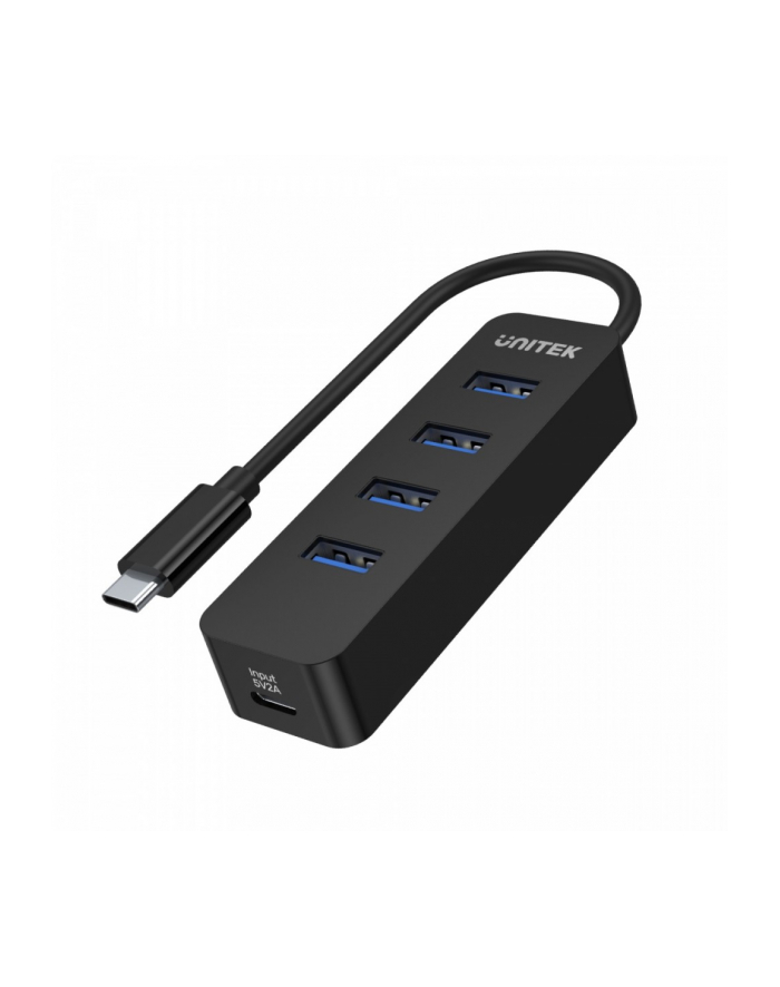 unitek HUB USB-C, 4x USB-A 3.1, Aktywny, 10W, H1117B główny