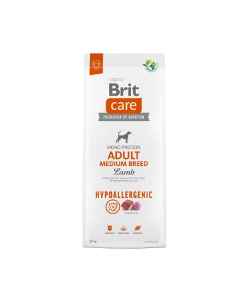 Brit Care Dog Hypoallergenic Adult Medium Lamb 12kg