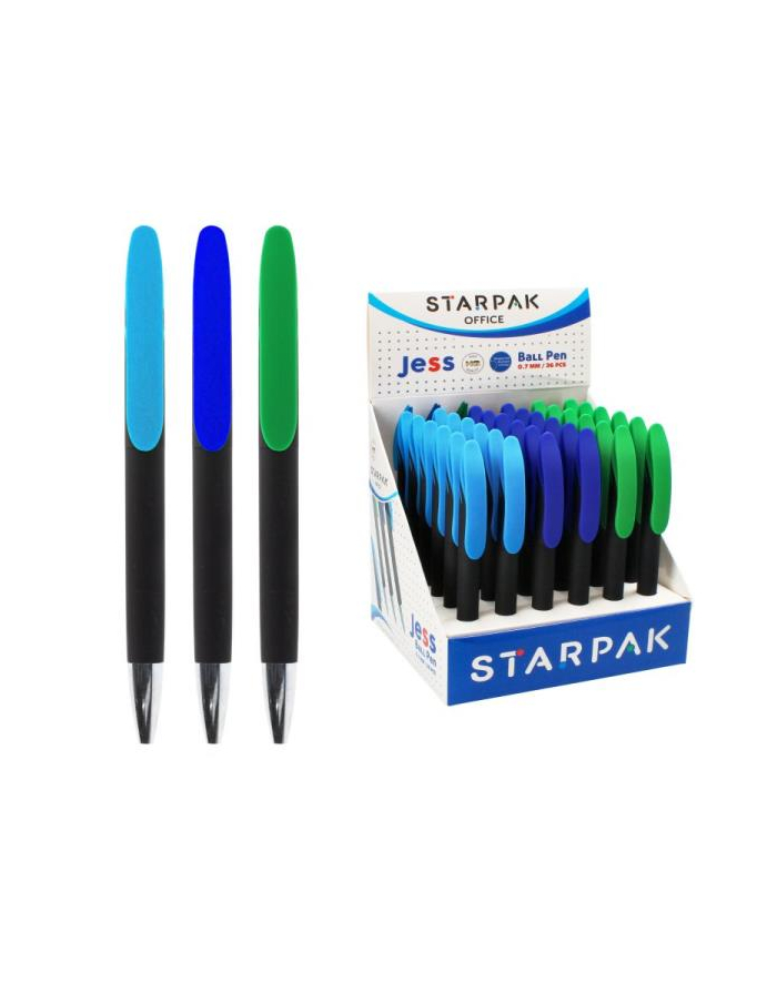 Długopis automatyczny 0.7 Off Jess mix kolorów Starpak cena za 1 szt główny