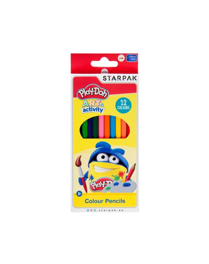 Kredki ołówkowe Play-Doh 12 kolorów Starpak główny