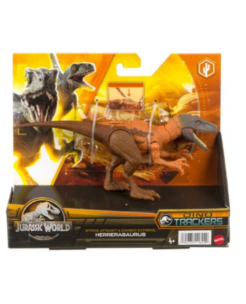Jurassic World Nagły atak Dinozaur Herrerasaurus ruchoma figurka HLN64 HLN63 MATTEL