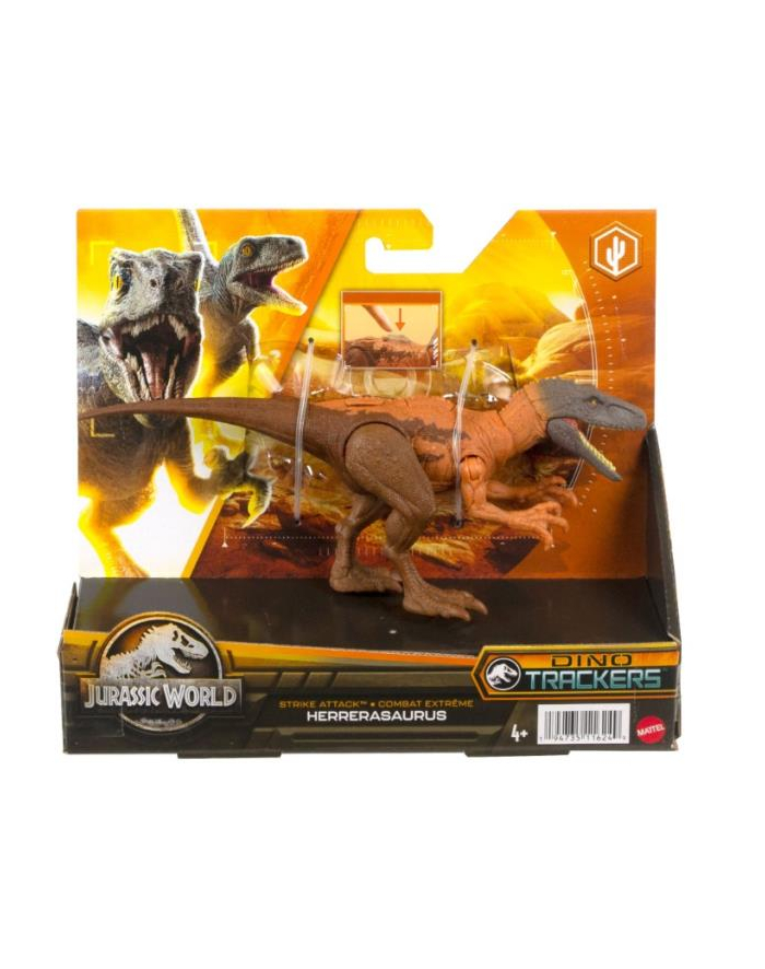 Jurassic World Nagły atak Dinozaur Herrerasaurus ruchoma figurka HLN64 HLN63 MATTEL główny