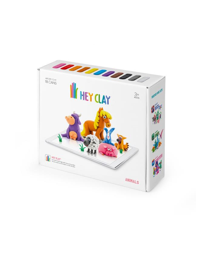 tm toys Hey Clay Masa plastyczna - Zwierzęta SE002CEE główny