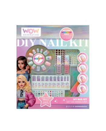 Zestaw do manicure z pachnącymi tipsami WOW 00017 Kids Euroswan