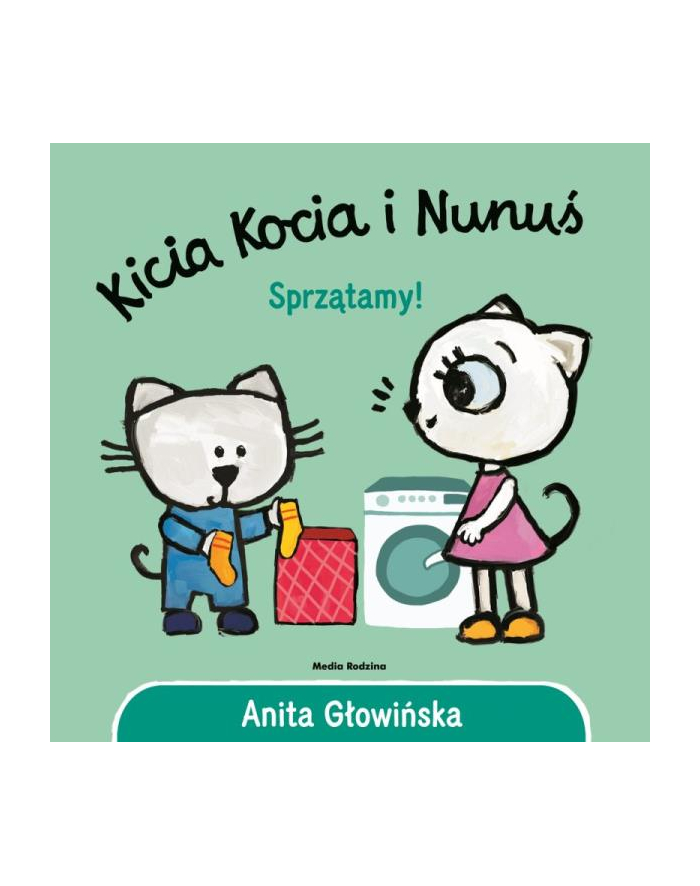 media rodzina Książeczka Kicia Kocia i Nunuś. Sprzątamy! główny