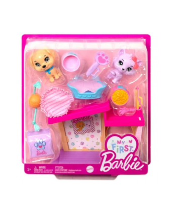 Barbie Moja Pierwsza Barbie Zwierzątka i akcesoria dla maluszków HMM62 HMM60 MATTEL