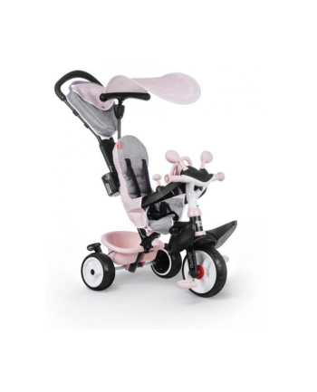 PROMO Rowerek trójkołowy Baby Driver Komfort plus różowy Smoby