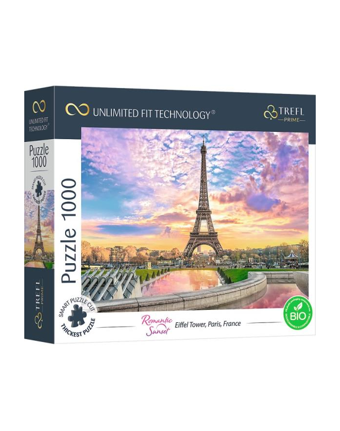 Puzzle 1000el Wieża Eiffla Paryż Francja 10693 Trefl główny