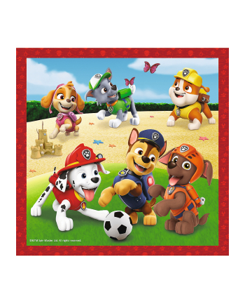 Puzzle 3w1 Wesołe pieski Paw Patrol 34867 Trefl nr 1