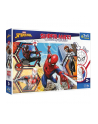 Puzzle dwustronne 24el SUPER MAXI 3w1 Spiderman wyrusza do akcji 41006 Trefl - nr 1