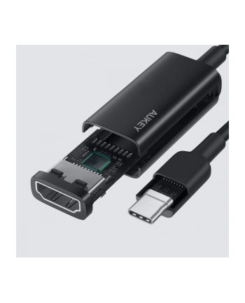 aukey CB-A29 adapter USB-C do HDMI | 4k@30Hz | Aluminium