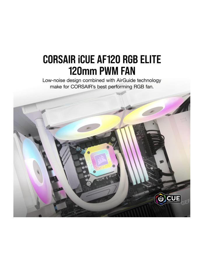 corsair Wentylator AF120 ELITE RGB PWM Single Pack White główny