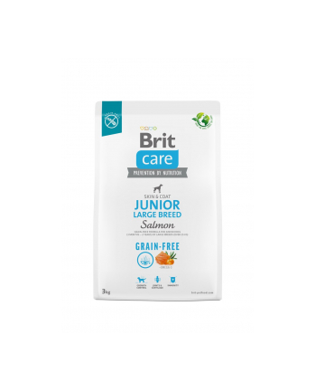 Brit Care Dog Grain-Free Junior Large Salmon 3kg