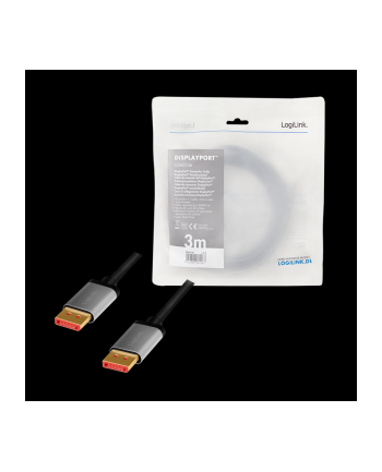 logilink Kabel DisplayPort 8K/60 Hz,DP/M do DP/M aluminium 3m