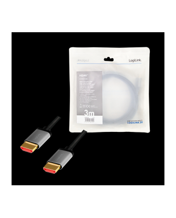 logilink Kabel HDMI 2.1 8K/60Hz  aluminiowy 3m