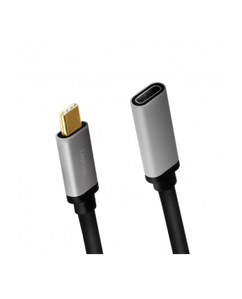 logilink Kabel USB-C M/F,4K/60Hz aluminiowy 0.5m