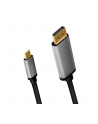 logilink Kabel USB-C do DP, 4K 60Hz aluminiowy 1.8m - nr 2
