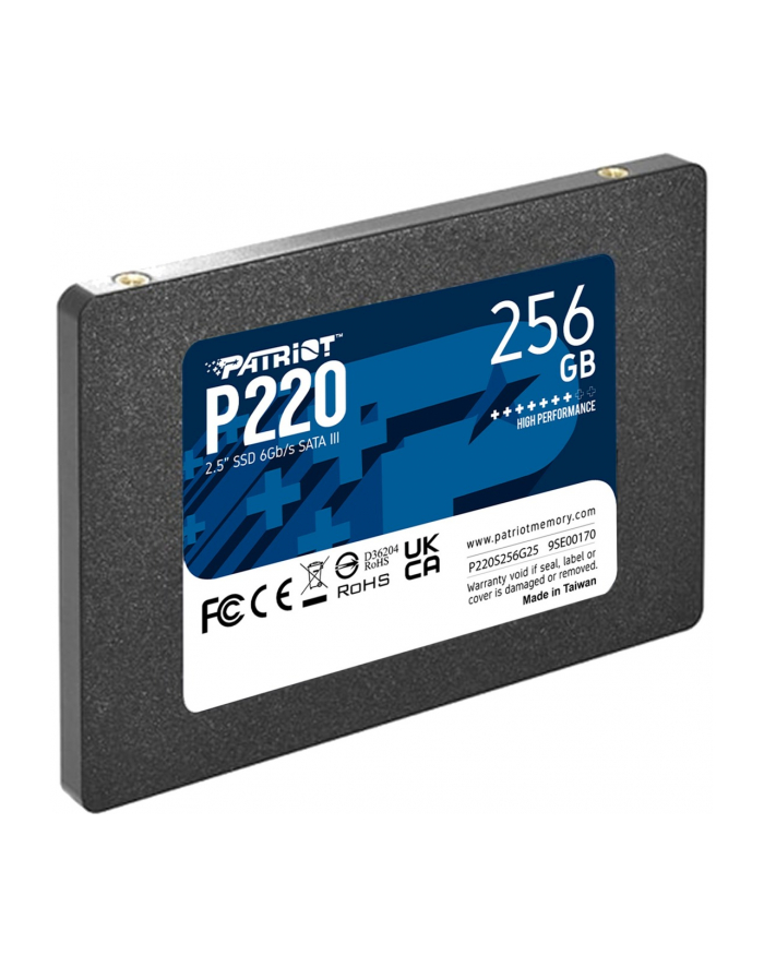 patriot Dysk SSD 256GB P220 550/490 MB/s SATA III 2,5 główny