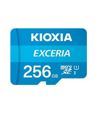 kioxia Pamięć microSD 256GB M203 UHSI U1 adapter Exceria