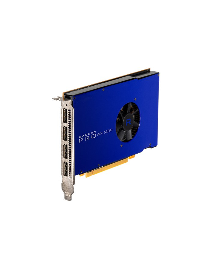 Karta graficzna AMD Radeon Pro WX 5100 8GB GDDR5  4x DisplayPort  75W  PCI Gen3 x16 główny