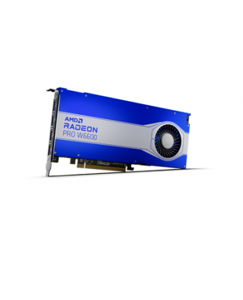 Karta graficzna AMD Radeon W6600 8GB GDDR6  4x DisplayPort  130W  PCI Gen4 x16  HDR Support  8K Support